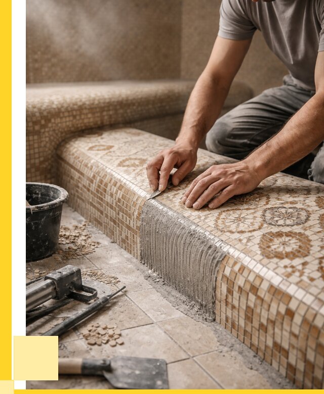 Плитка для хамама под ключ в Рубцовске от 3540 р. | ЭриданРбц