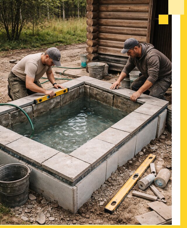 Изготовление и установка холодных купелей под ключ в Рубцовске