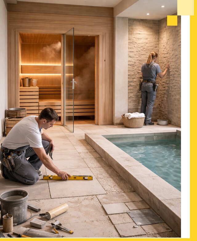 Комплексный дизайн и отделка интерьеров SPA под ключ в Рубцовске